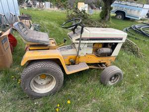 lot 30 image: Cub Cadet 128 Lawn Tractor with Mower & Rototiller
