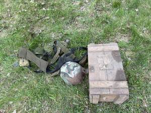 lot 71 image: Ammo Box & Military Items