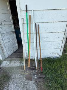 lot 98 image: Rakes & Hoes