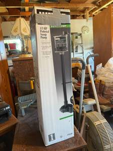 lot 119 image: New 13HP Pedestal Sump Pump