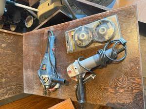 lot 134 image: Angle Grinders & Grinding Wheels