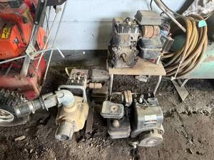 lot 189 image: Water Pump & 2 Engines