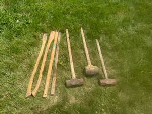 lot 203 image: Sledge Hammers & Wood Replacement Handles