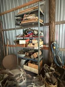 lot 215 image: Shelving Unit & Contents