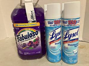 lot 128 image: Fabuloso Lavender and Lysol Spray