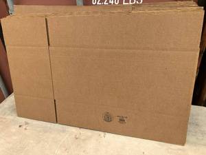 lot 52 image: Uline Shipping Boxes - 24 x 10 x 10