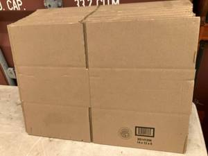 lot 54 image: Shipping Boxes - 14 x 12 x 6