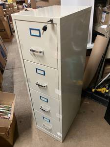 lot 48 image: Four Drawer File Cabinet