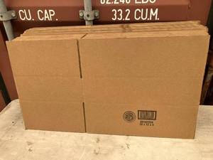lot 99 image: Shipping Boxes - 18 x 12 x 4