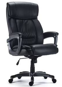 lot 5 image: Big & Tall Leather Office Chair