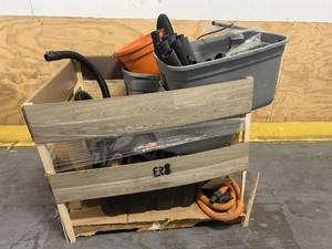 lot 10 image: Pallet of Various RIDGID Vacuum Parts