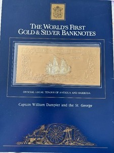 lot 41 image: Gold and Silver Banknote