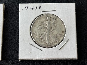 lot 10 image: 1941 Walking Liberty Half Dollar
