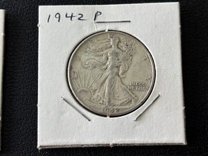 lot 11 image: 1942 Walking Liberty Half Dollar