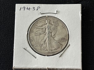 lot 12 image: 1943 Walking Liberty Half Dollar