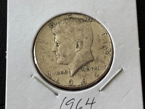 lot 28 image: 1964 Kennedy Half Dollar