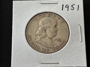 lot 29 image: 1951 Franklin Half Dollar