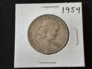 lot 31 image: 1954-D Franklin Half Dollar