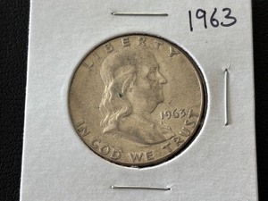 lot 39 image: 1963 Franklin Half Dollar