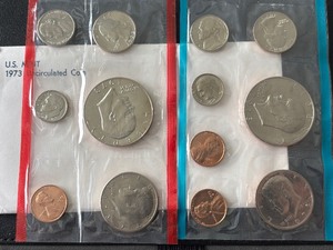 lot 151 image: 1973 P & D Mint Set
