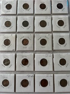 lot 128 image: Lincoln Wheat Cents