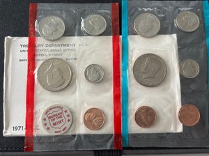lot 149 image: 1971 P & D Mint Set
