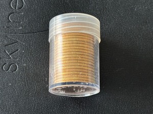 lot 100 image: Gold Plated State Quarters