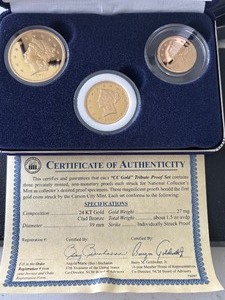 lot 66 image: First Gold CC Replica Set