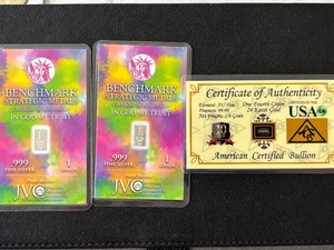 lot 75 image: Gold and Silver Bars