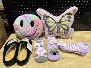 lot 70 image: Pillows, Socks and Slippers