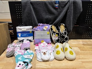 lot 71 image: Assorted Apparel, Socks, Slippers