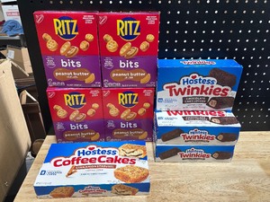 lot 48 image: Ritz Crackers and Hostess Snacks