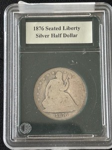 lot 3 image: 1876 Seated Liberty Half Dollar