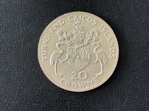 lot 8 image: 1974 Winston Churchill Silver 20 Crowns 1.15 Ounces