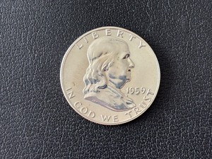 lot 14 image: 1959 Franklin Half Dollar Proof