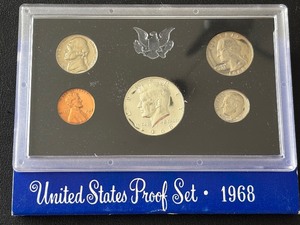 lot 20 image: 1968-S Proof Set