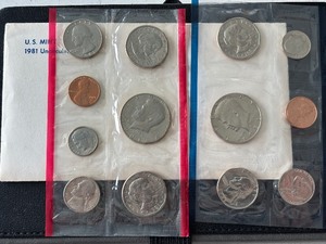 lot 30 image: 1981 P & D Mint Set