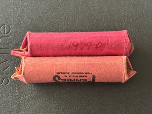lot 56 image: 1974-D Lincoln Cent Rolls Uncirculated