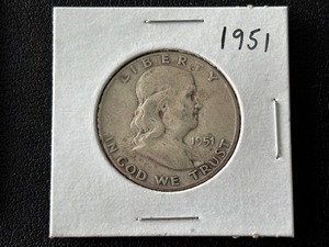 lot 61 image: 1951 Franklin Half Dollar