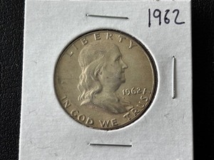 lot 71 image: 1962 Franklin Half Dollar