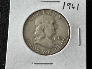 lot 72 image: 1961-D Franklin Half Dollar