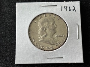 lot 76 image: 1962 Franklin Half Dollar