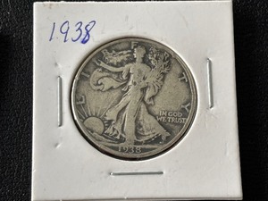 lot 78 image: 1938 Walking Liberty Half Dollar