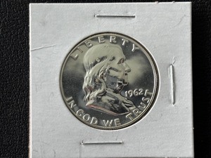 lot 81 image: 1962 Franklin Half Dollar Proof