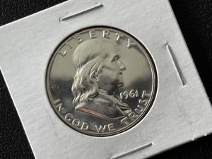 lot 82 image: 1961 Franklin Half Dollar Proof