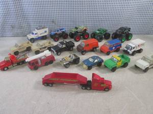 lot 172 image: (BS) Assorted Vintage Toy Cars Truc...