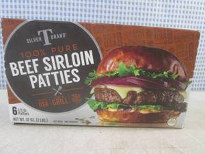 lot 196 image: (FRZ) Frozen Beef Sirloin Patties 6...