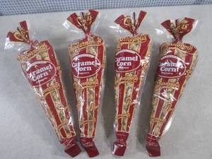 lot 206 image: (C-2) 4 Bags of Caramel Corn Popcor...