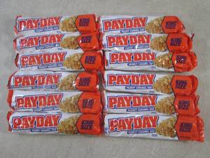lot 223 image: (B-2) 12 King Size Pay Day Candy Ba...