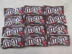 lot 225 image: (B-3) 12 Bags of Milk Chocolate M&M...